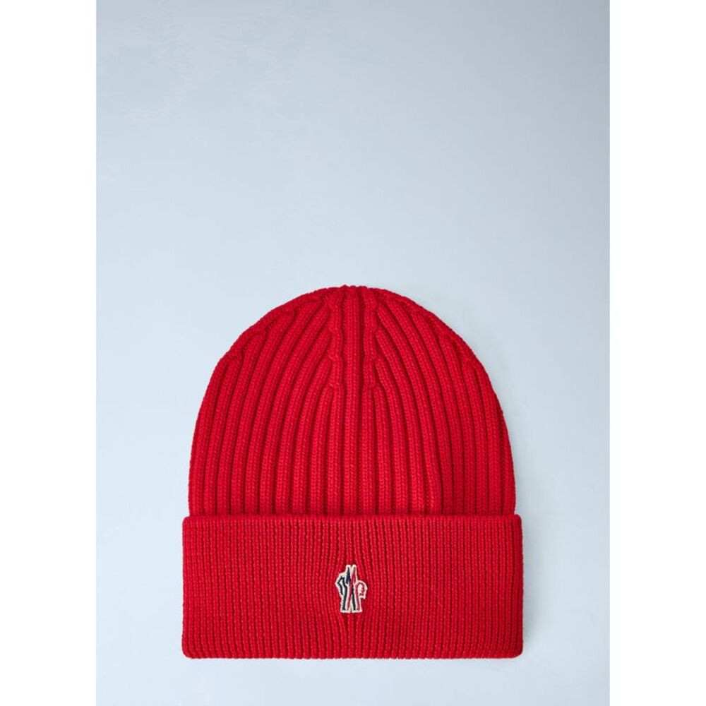 Moncler Grenoble Men Ribbed Knit Beanie